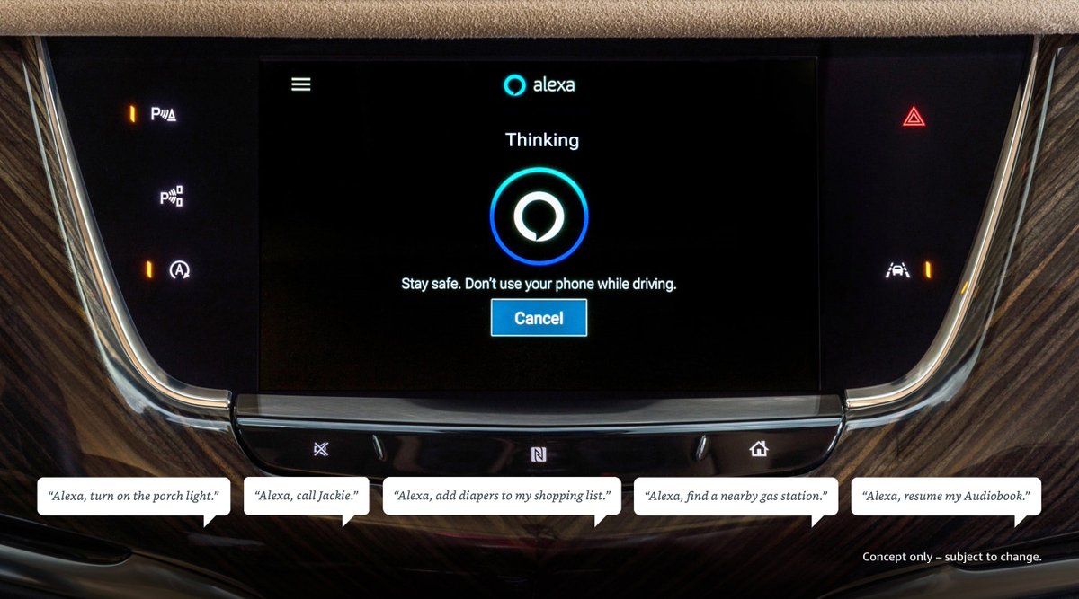 treycent's tweet photo. Big demand for Alexa in cars: https://t.co/99YNeZLpny https://t.co/pC4yuROjyp