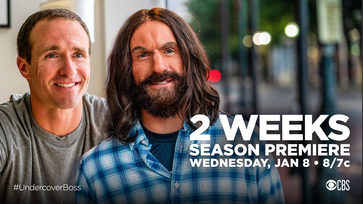 Undercover Boss On Twitter Get Ready To See Nfl Super Bowl Champion Drewbrees On The Season Premiere Of Undercoverboss In 2 Weeks Walk Ons Undercover Boss On Twitter Get Ready To See Nfl Super Bowl Champion Drewbrees On The Season Premiere Of Undercoverboss In 2 Weeks Walk Ons