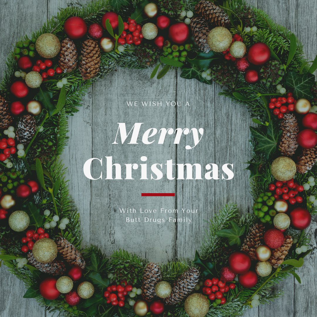 From our family to yours, we are wishing you a Very Merry Christmas.  We hope your day is filled with joy as you spend it with friends and family. We are closed today, but will see you again tomorrow at 8AM.