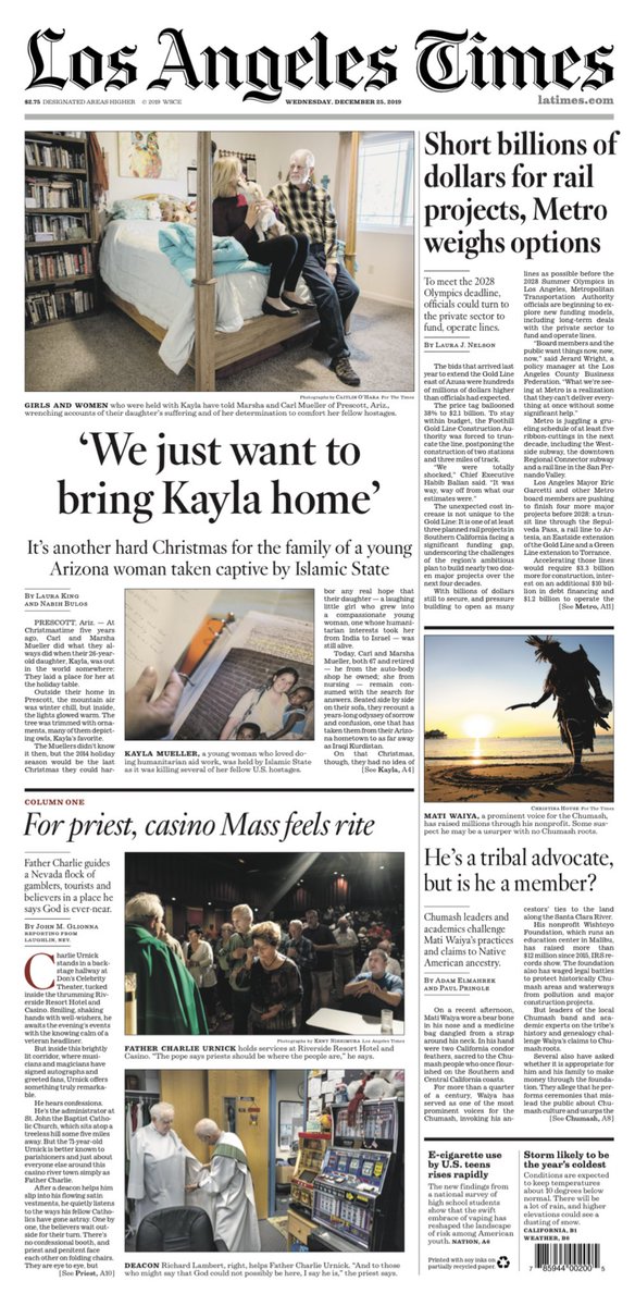 An important and heartbreaking story I worked on with <a href="/LauraKingLAT/">Laura King</a> is the <a href="/latimes/">Los Angeles Times</a> centerpiece today. Rest In Peace, Kayla.