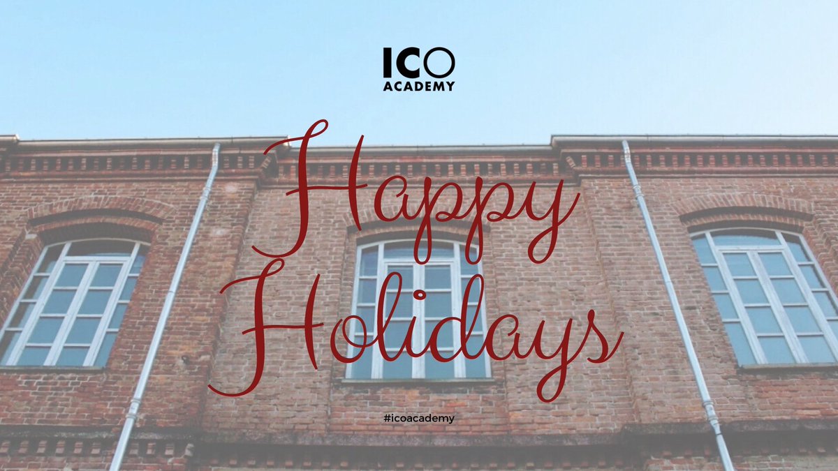 academy_ico's tweet photo. We wish you a festive period full of happiness, joy, love, a wonderful holiday season to spend together with your loved ones.
The ICO Academy Team
#icoacademy #ivrea #redbricks #olivetti #academy #community #blockchain #designthinking #hashcamp #forecastingthefuture https://t.co/CFvUBx5Hib