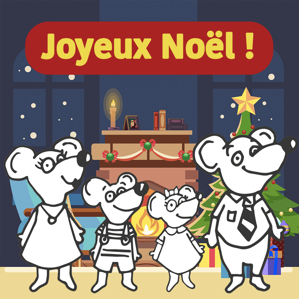 matepiwill's tweet photo. La famille souris vous souhaite à toutes et tous, de bonnes fêtes de fin d'années ! 🥳 https://t.co/H9gz8j1QM4