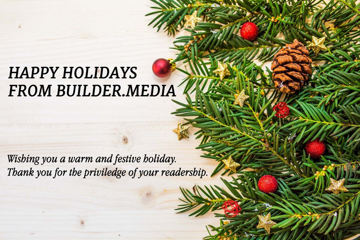 #HappyHolidays from the Builder.Media team!