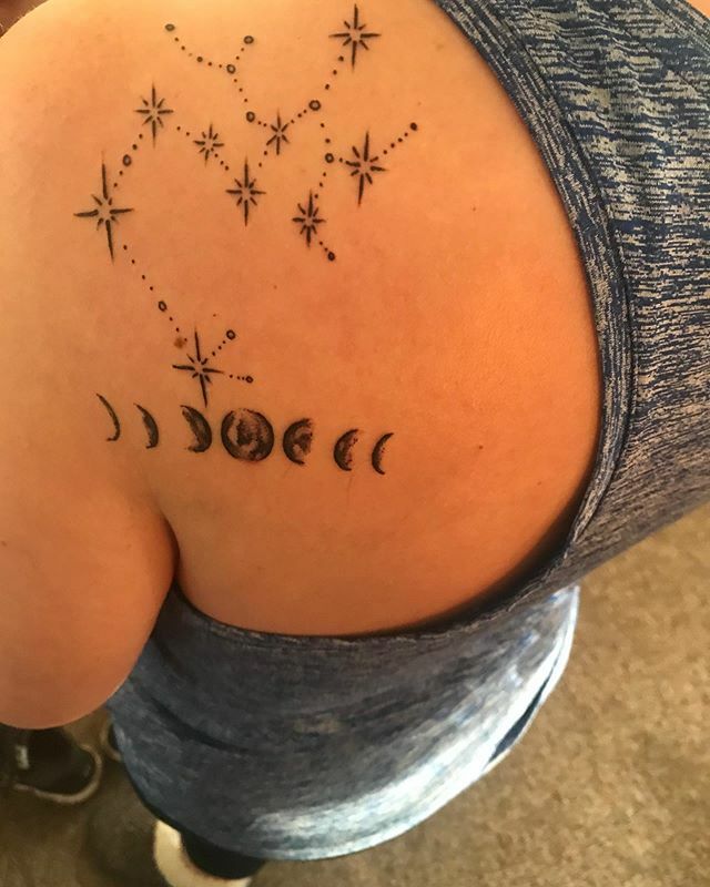 Katknitclark's tweet photo. My sweet husband got me new tattoo for my birthday last week! ✨🌘🌗🌖🌕🌔🌓🌒
Big thanks to @shanestrout for his awesome work!!! ___________________________________________
#tattoo #sagittarius #moon #birthday #present #newink https://t.co/VrOKl4NTrQ https://t.co/2dBjfPMvXp