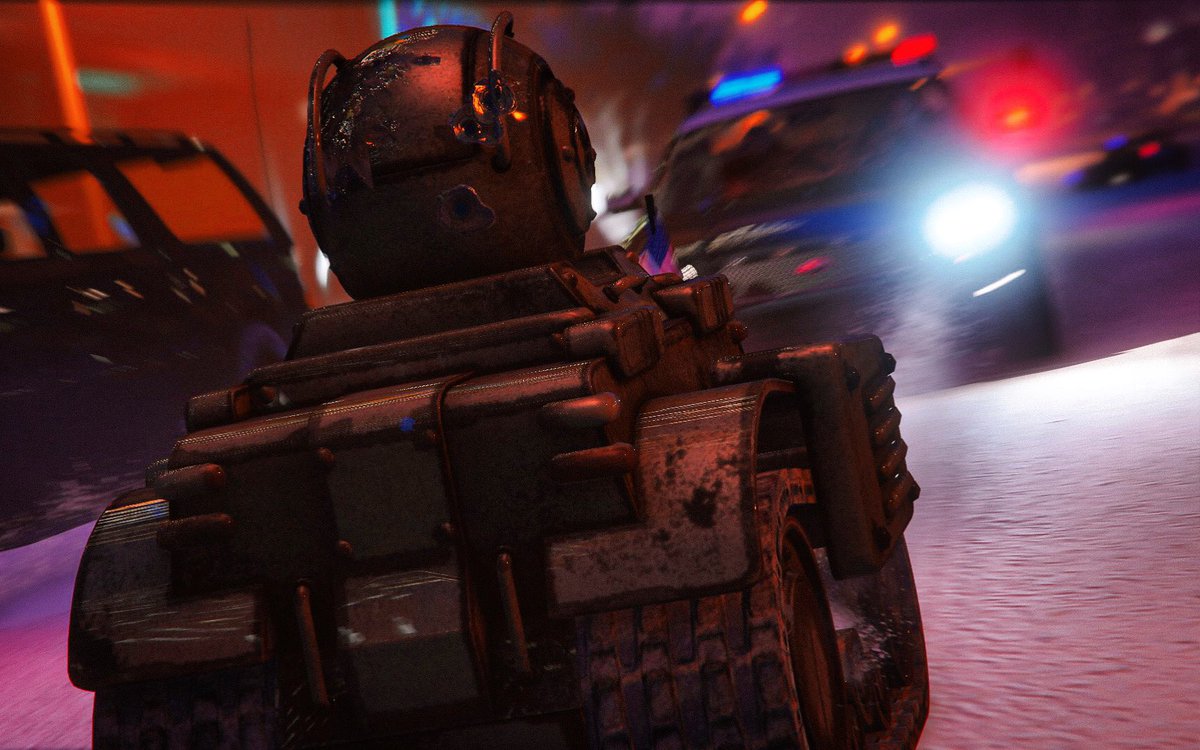 SocialOfficer's tweet photo. The perfect Christmas gift for a criminal mastermind

#RCTank #GTAOnline #GTAV #Snapmatic #RockstarGames #RockstarEditor @RockstarGames https://t.co/qBjCslFZB4