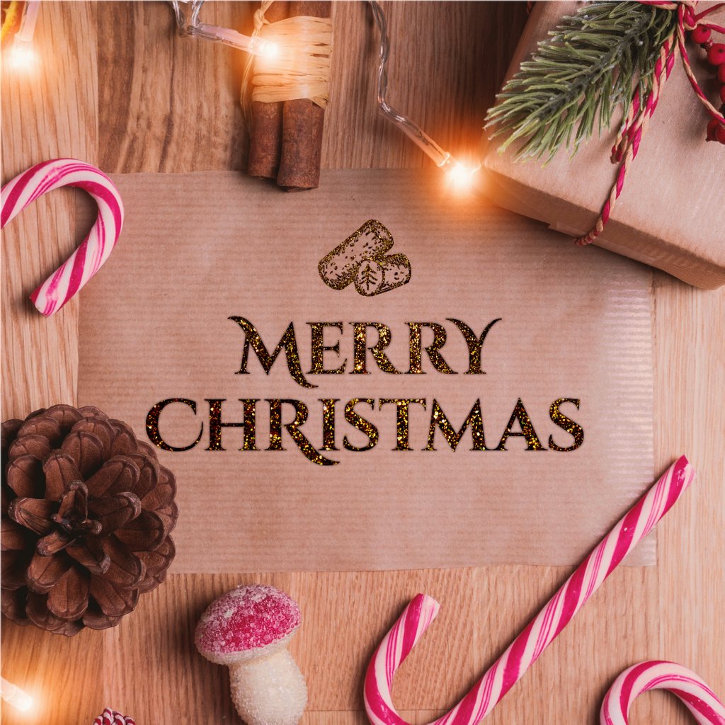 SierraVintners's tweet photo. Merry Christmas! Wishing you all a wonderful holiday! 🎁✨ https://t.co/JoT4F4h4qJ