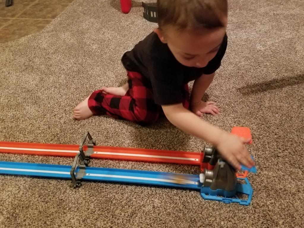 Nothing like Hotwheels for Christmas!  Every youngman needs needs a fleet of Hotwheels cars. Never thought 50 come in a box.  We're racing them all to see which ones are keepers.

Merry Christmas!