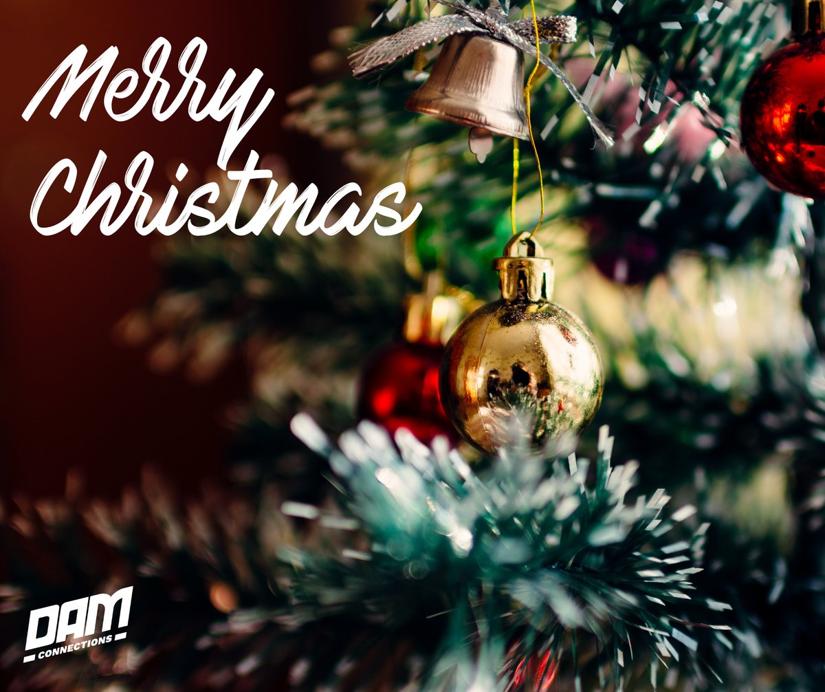 ConnectionsDam's tweet photo. Merry Christmas 🎄 and Happy Holidays from the Dam Connections team! 🖤 https://t.co/m5Tlut6M3S
