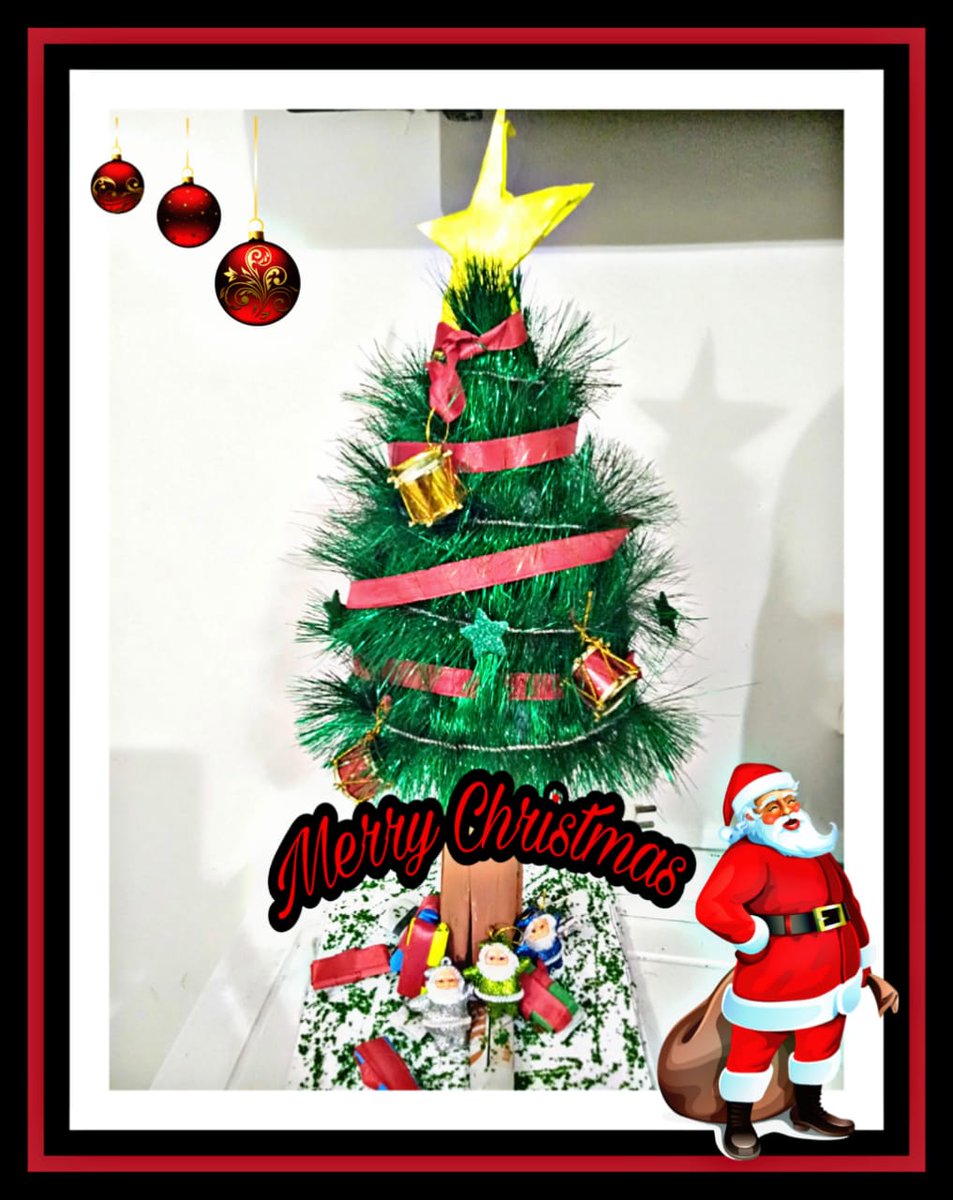 YagyaBhasin's tweet photo. Here's wishing you all Merry Christmas and Happy New Year
.
.
Christmas tree created by me
#MerryChrismas #ChristmasWithBTS #ChristmasWithGoodyear #ChristmasWishes #Christmas2019 #ChristmasDay #ChristmasSpiritAndMe #Christmastime #christmastree #SantaClaus #Santa #ChristmasJoy https://t.co/yF08fBfQSk