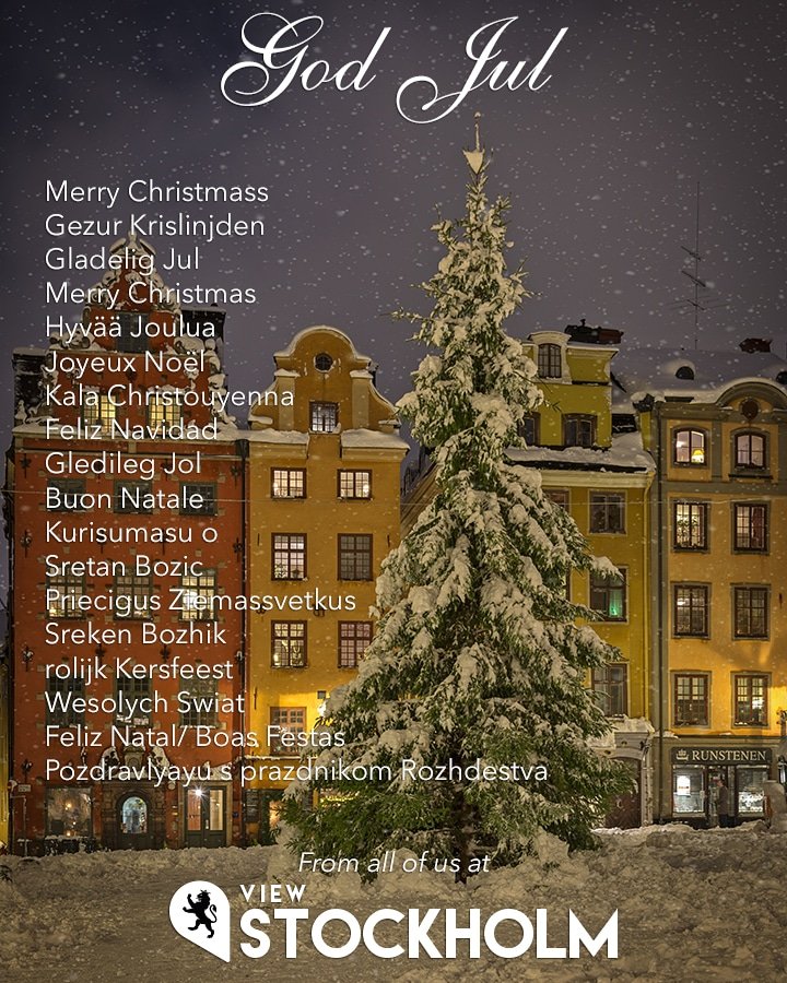 God Juloch Gott Nytt År! 🎅 🍾🤶🌲 Tack för att du har varit med och bidragit till ännu ett fantastiskt år med oss på #ViewStockholm

ViewStockholm.com
