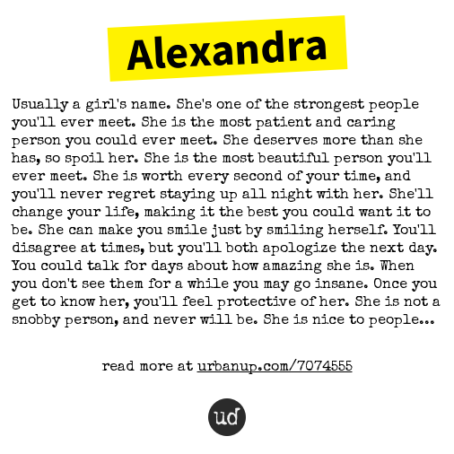 Meaning of my name according to Urban Dictionary. HA!