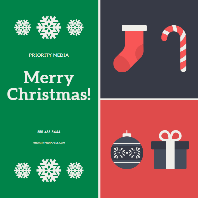 prioritysocial's tweet photo. Merry Christmas from all of us at Priority Media! #merrychristmas #christmas2019 https://t.co/xyZHUYLYnZ
