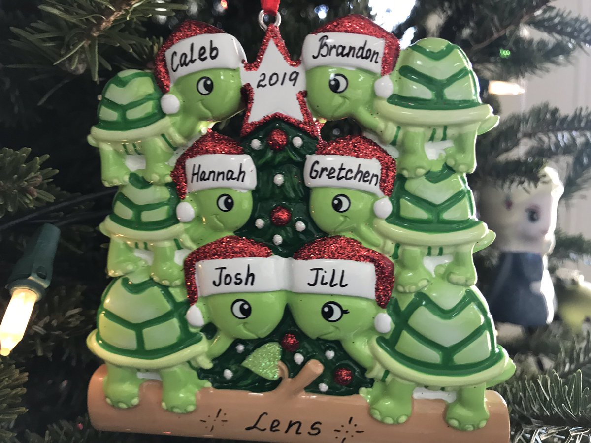 jillwieberlens's tweet photo. Merry Christmas! Love the fun and beautiful new ornament from @Stawojo5481. #sayhisname #calebmarcus #littleturtle https://t.co/zwrffByqmM