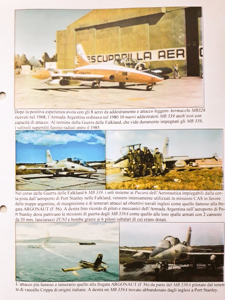 FlMichele69's tweet photo. #FalklandsWar 1982
🛩🇮🇹 #ArgentineanNavy🇦🇷
8 #MB326GB used only for 📸
10 #MB339A 🛫#PortStanley used for attack💣famous the one against frigate #HMSArgonaut #RoyalNavy🇬🇧
@Armada_Arg @FuerzaAerea_Arg @estrategia161 @ItaMilRadar @TheAviationist @lt_hornblower @T_AH19 @IAF1923_bot https://t.co/SlCproXbIz