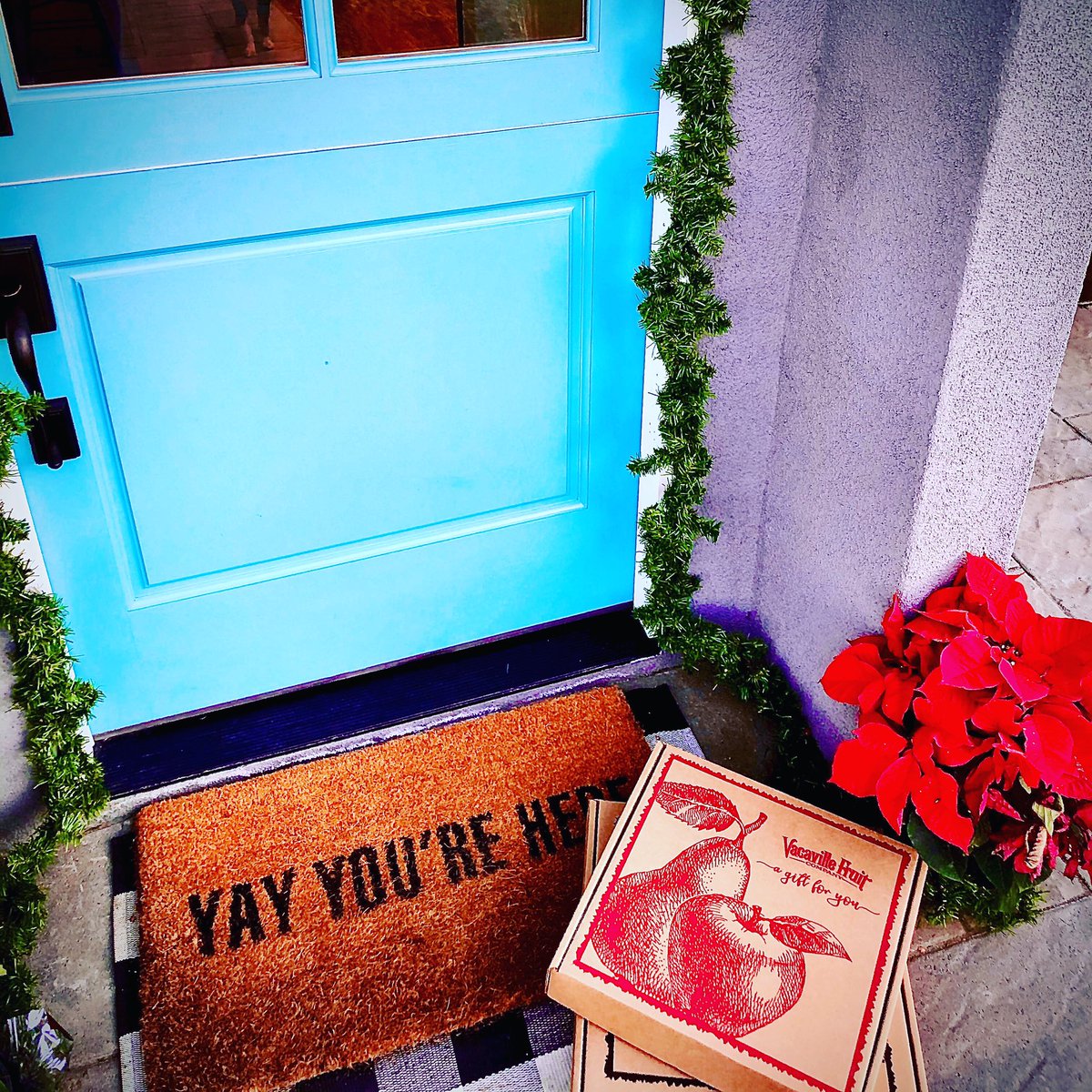 Merry Christmas and Happy Holidays from the Vacaville Fruit Company Family to yours! #vacavillefruitcompany #christmaspackages #merrychristmas