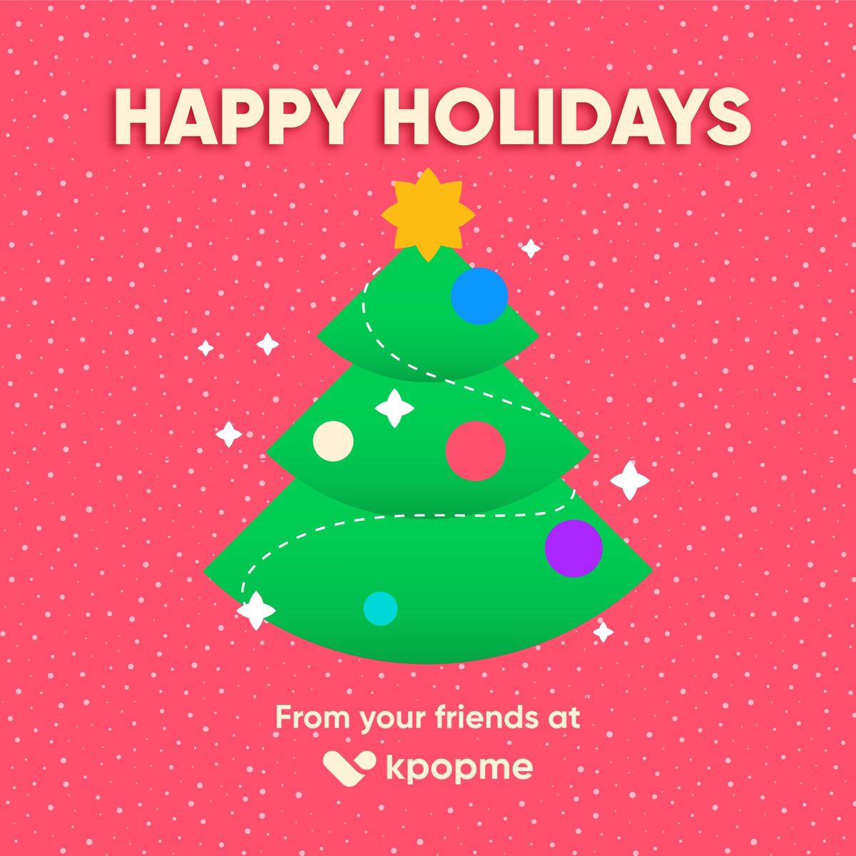 kpopmeent's tweet photo. Warmest wishes for this holiday season ❄️ 

Love, #TeamKME

#KPOPME #ForTheFans https://t.co/ELeuO0rUiV