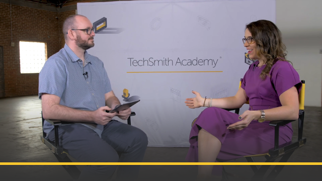 Snagit's tweet photo. 🤓 Get expert advice from learning professionals like @bschlenker &amp; @caranorth11 on creating training content in this NEW (free) #TechSmithAcademy course: https://t.co/GQdTsPazb7 https://t.co/agxfmdVkDu