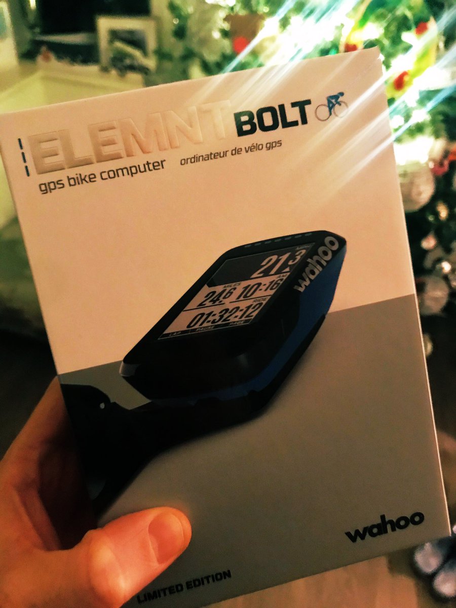 KovBahadori's tweet photo. Every now n then Santa really pulls it out of the bag! ..... I’d still love a Lynx Africa gift set to compliment this bad boy! #lynx #elementbolt #wahoo #gcn https://t.co/GnaBKovVwi
