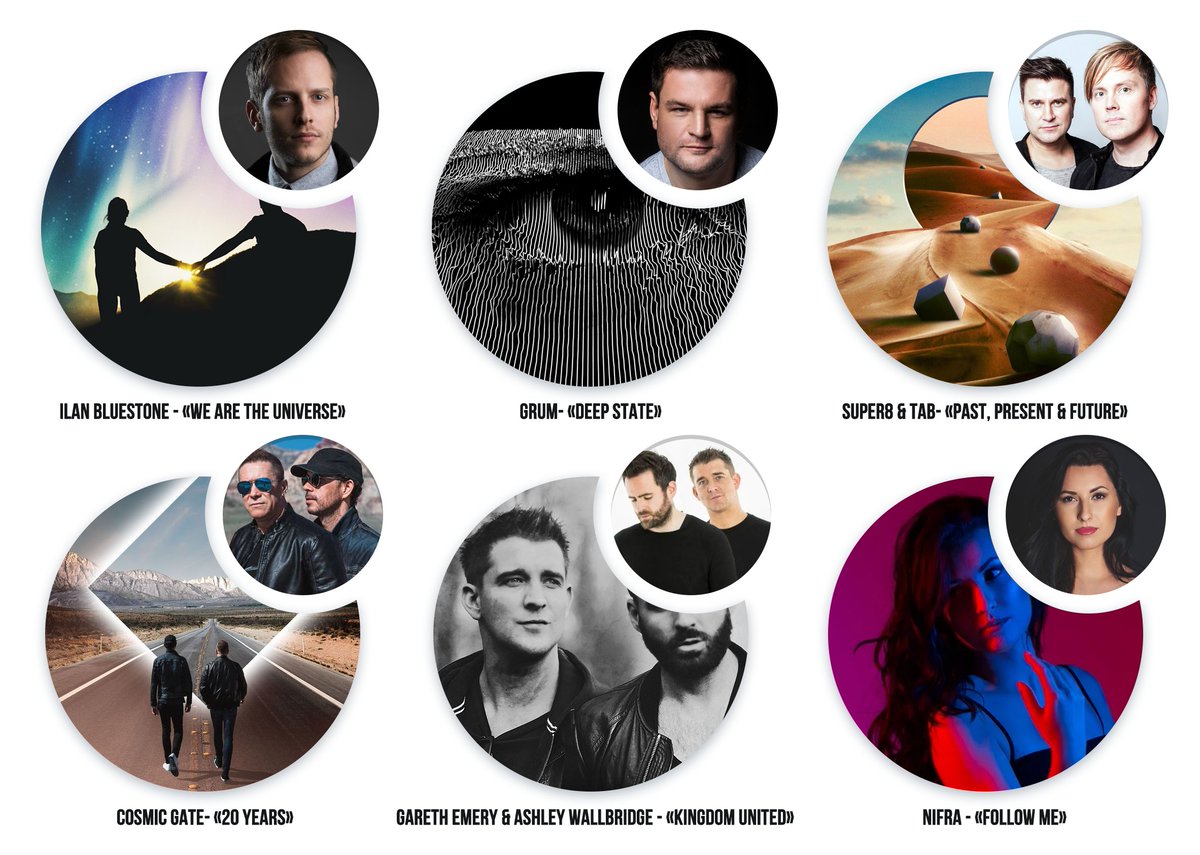 BeyketArt's tweet photo. Such a good year for trance music! Here is my favorite releases in 2019:

-@iBluestone - "We Are The Universe"
-@grummmusic - "Deep State"
-@Super8Tab - "Past, Present &amp; Future"
-@cosmicgate - "20 Years"
-@AshWallbridge &amp; @garethemery - "Kingdom United"
-@Nifra - "Follow Me" https://t.co/AquLLSodD7