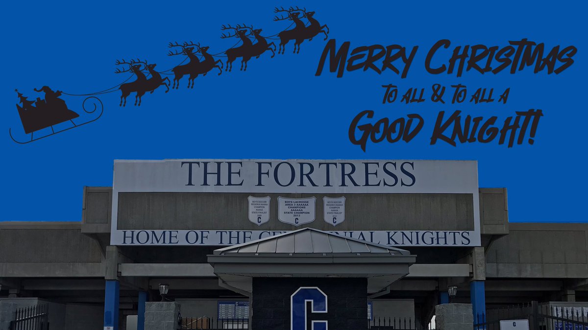 CHSKnightsFB's tweet photo. Merry Christmas &amp; Happy Holidays! 
#cuensync #andtoallagoodknight #chargeon https://t.co/kEvhnhAl0V