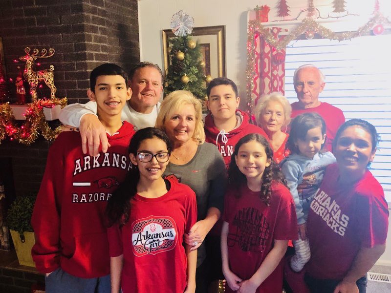 So nice to be back close to family. Merry Christmas everyone. #grateful #gohogs #yessirr