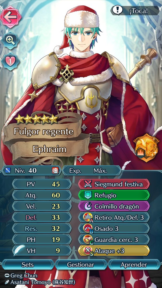 MetaruMansion's tweet photo. Finally! Gifts of winter banner it's complete!
Winter Ephraim @greg_chun
Winter Eirika @KiraBuckland
Winter Fae @SarahBlandyVO
Oh and thanks Sothis for the gift! #SothisTweets #FireEmblemHeroes https://t.co/Q1zICPJ3OC