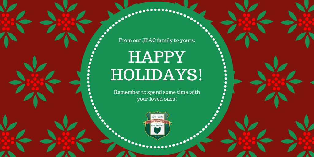 Merry Christmas everyone! And happy last day of #25daysofJPAC !! For our last safety tip, make sure you are watering your Christmas tree daily if it is real! Dry trees can be a serious fire hazard. We will see you all in the new year! #HappyHolidays