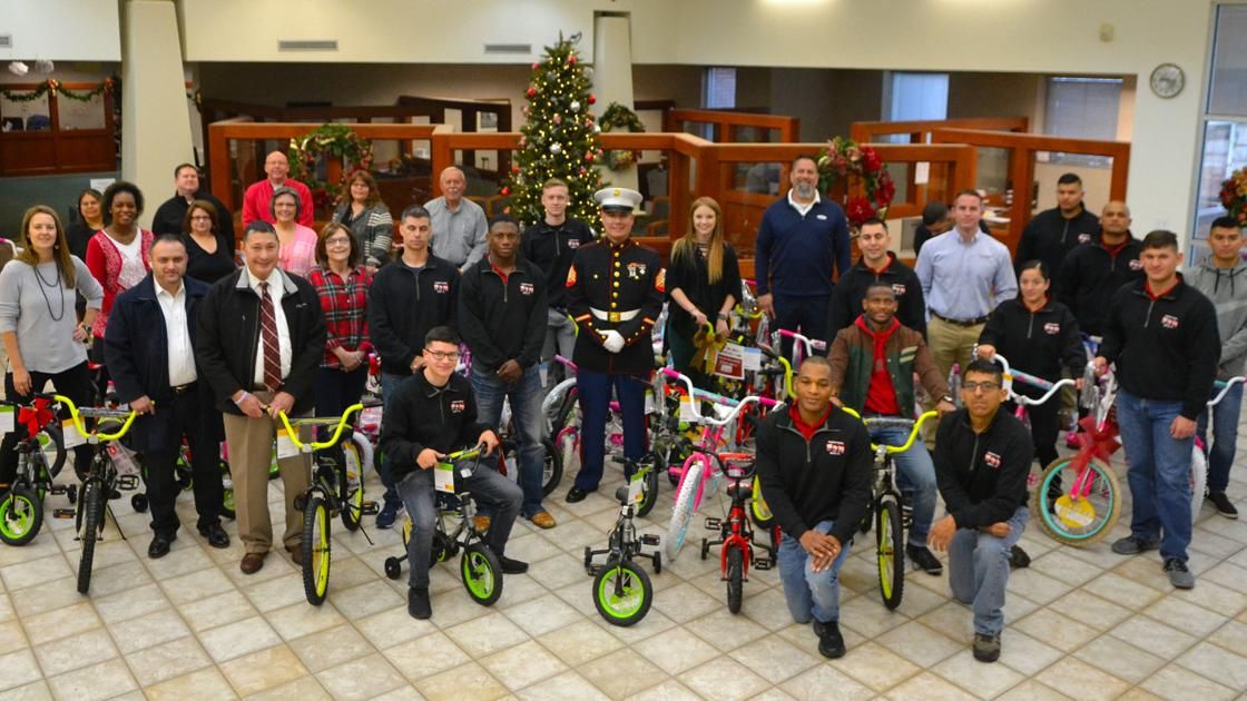 Educators Credit Union, car dealerships donate bikes to Toys for Tots