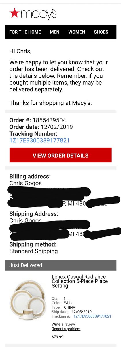 ChrisGogos's tweet image. Major Christmas gift wrapping #fail from @Macys  So upsetting, we had ordered these beautiful plates for my mom that she wanted, instead she got a tea pot.... #christmasfail #macysfail