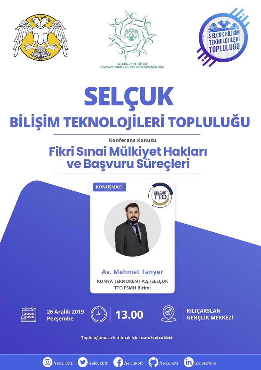 Selçuk Bilişim Teknolojileri Topluluğu (@selcukbtt) on Twitter photo 