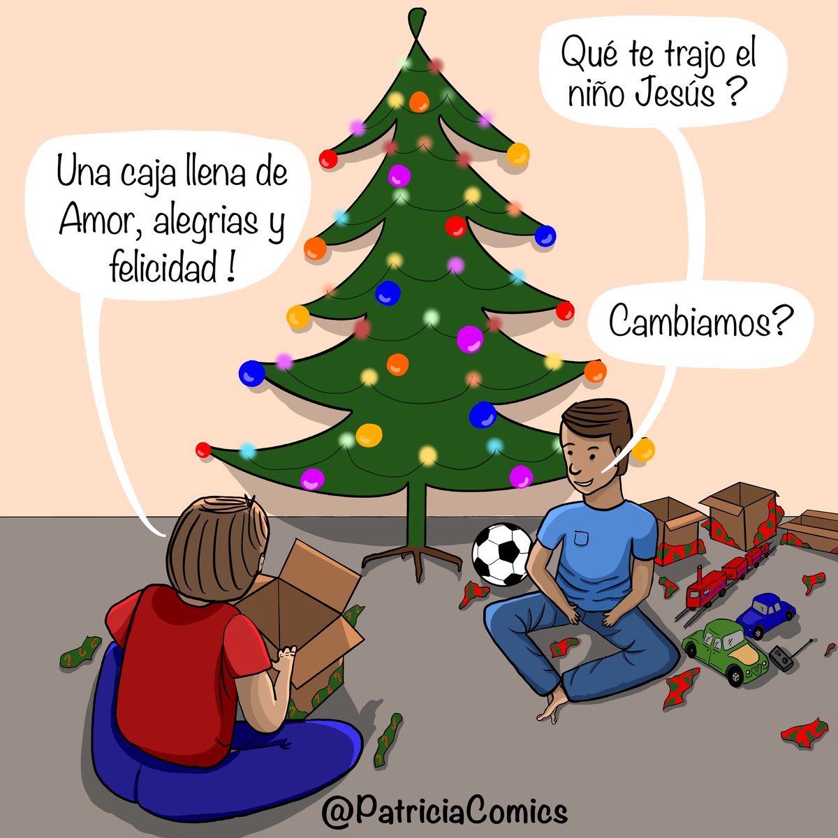 Qué te trajo el niño Jesús?
.
#navidad #christmas #noel #merrychristmas <a href="/CaricaturasVe/">CaricaturasVE</a>