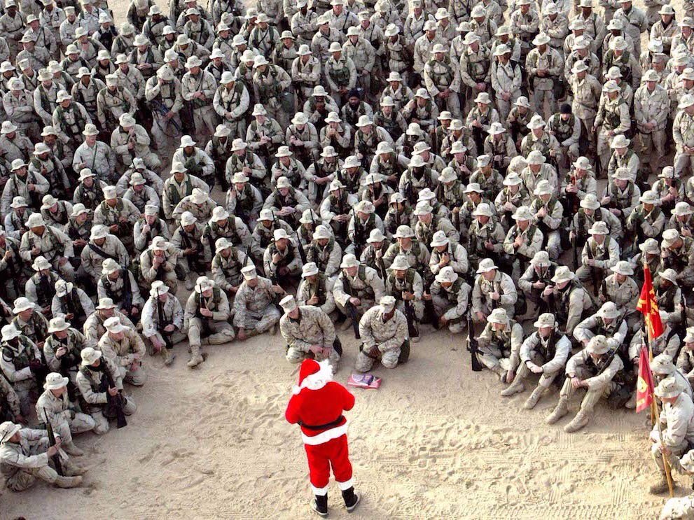 GregAbbott_TX's tweet photo. As we celebrate Christmas at home, we pray for our military deployed overseas. 

Thanks to the mightiest military in the history of the world we have the freedom to enjoy Christmas. 

May it forever remain that way. https://t.co/YTegymw73r