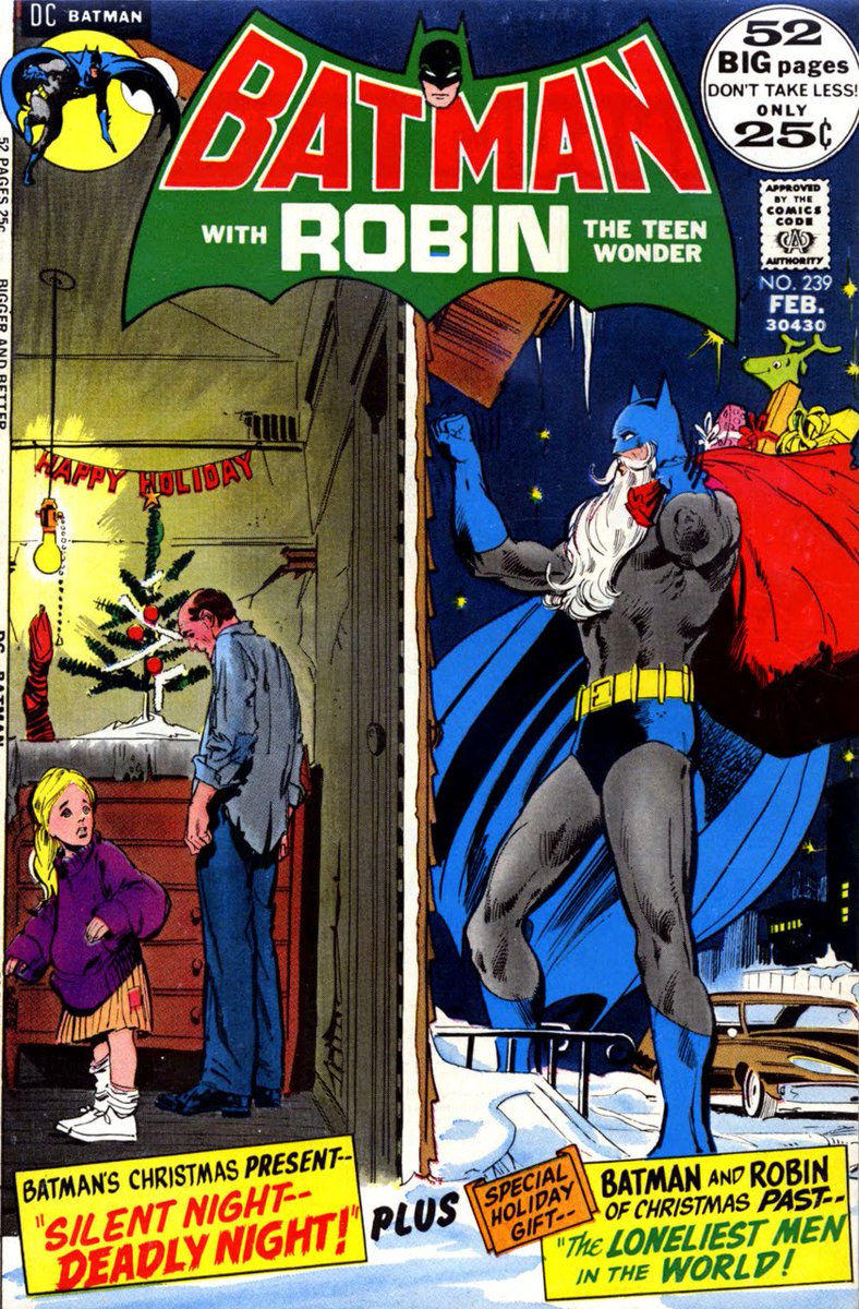 Merry Christmas!
#ClassicComicCover:
Batman Vol. 1 Issue 239
February, 1972
Cover Art: 
Neal Adams
Dick Giordano

#Batman #Christmas 
#MerryChristmas 
#DCComics #Santa
#TheBatman #NealAdams
#DickGiordano #Art
#BatmanAndRobin
#NearmintFanboys