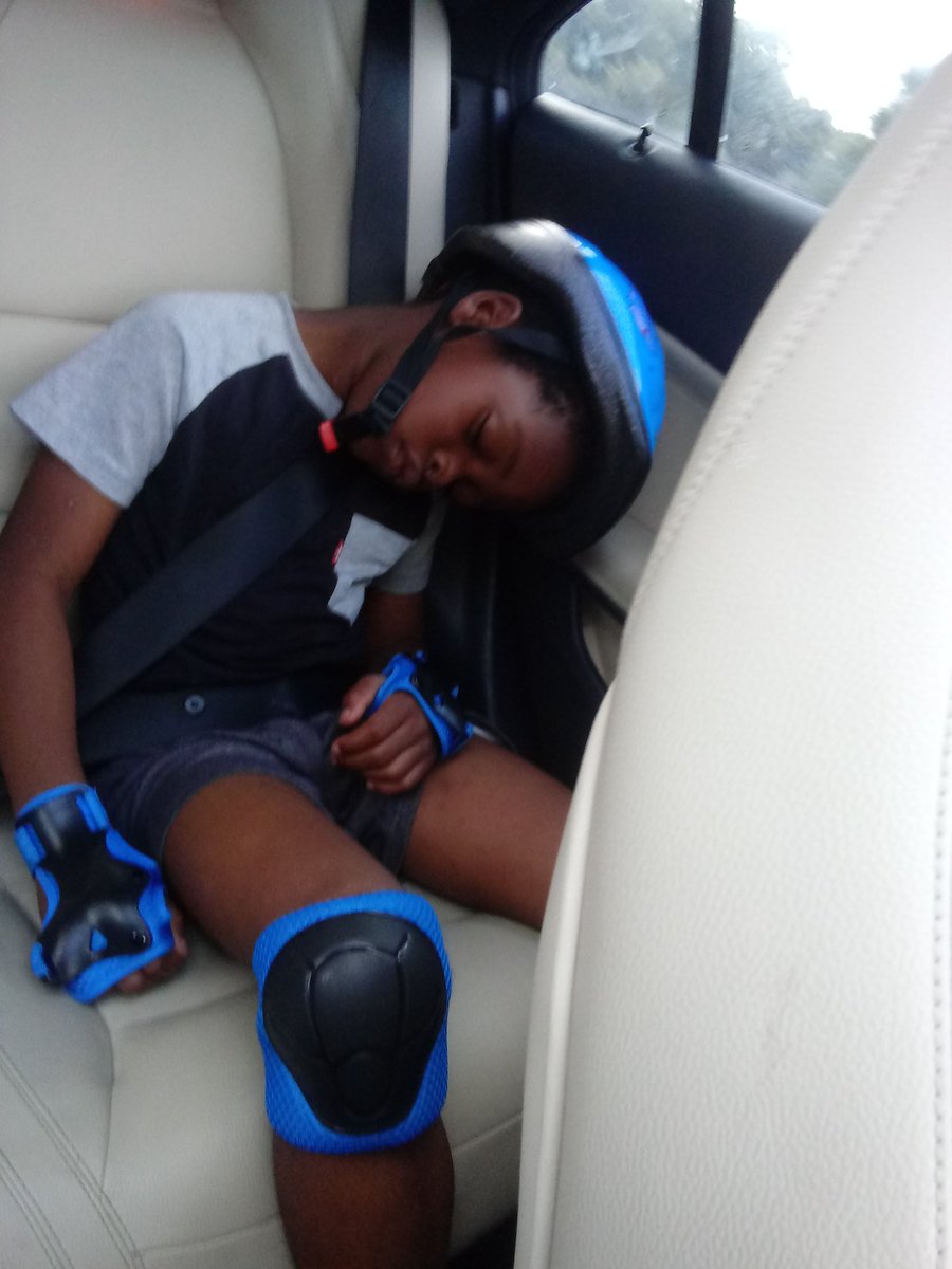 Quick nap before we get to the skate park