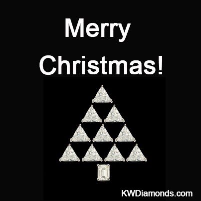 KWDiamonds's tweet photo. Merry Christmas! All the best from our family to yours! https://t.co/F05RYtvXDl