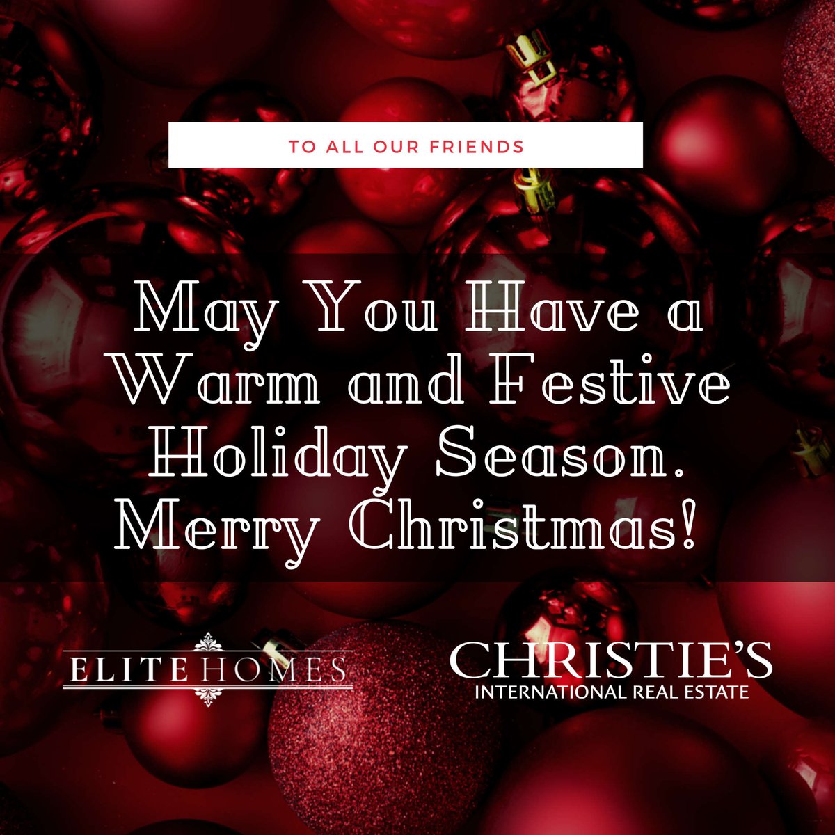 Wishing you all a Merry Christmas! 
🎄
#elitehomes #luxury #RealEstate #Christmas #MerryChristmas