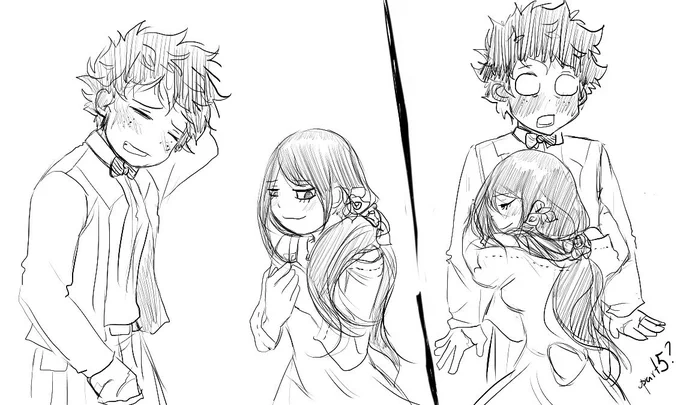Part 3 ! For sure part 4 and maybe a part 5. Enjoy! ??Izuku and Tsuyu ?? 
#IzukuMidoriya #TsuyuAsui #Midotsuyu #IzukuandTsuyu #ChristmasWishes #Christmastime #christmas #love #doodle #gift #fanart #BokuNoHeroAcademia 