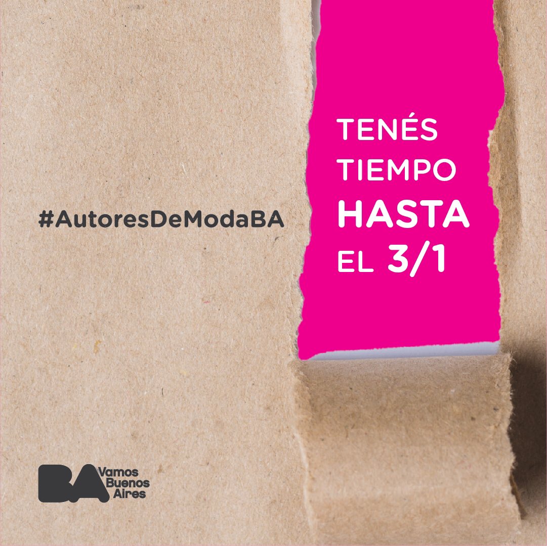 BAmodaydiseno's tweet photo. ¿Querés adquirir nuevas herramientas, capacitarte con referentes de la industria de la moda, darle visibilidad a tu colección? #AutoresdeModaBA es tu oportunidad. Inscribite, tenés tiempo hasta el 3/01 👉 https://t.co/DbEZ5MqPee https://t.co/lFj9LZjNd5