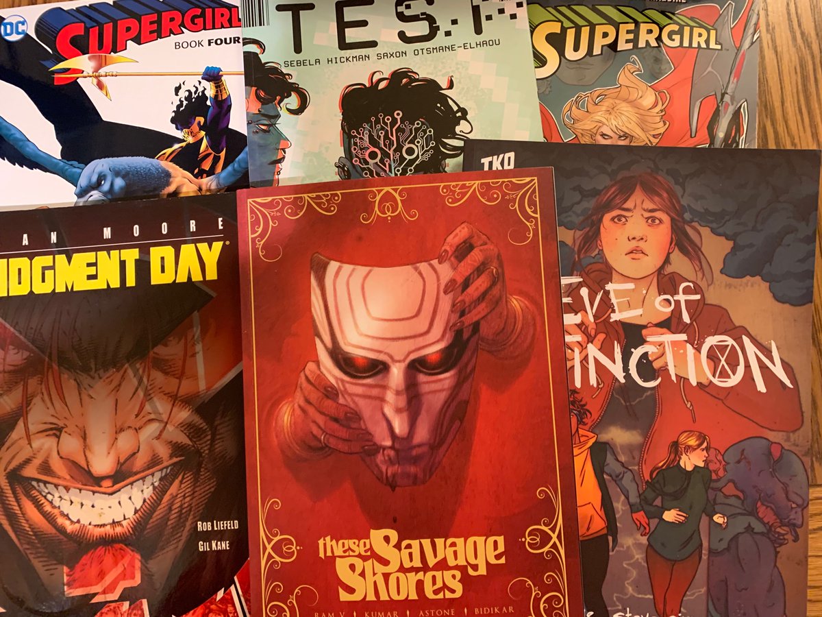 A comic book is for life, not just for Christmas! Merry Christmas one and all! #supergirl #test #thesesavageshores #eveofextinction #judgementday #vaultcomics #dccomics #tkostudios #awesomecomics
