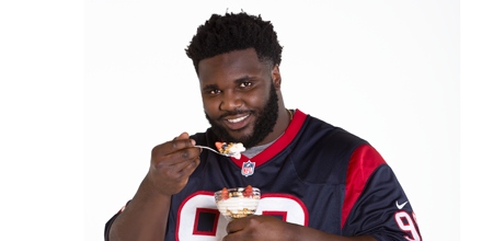 DairyMAX's tweet photo. We are so proud to work with Walter Payton NFL Man of the Year nominee @Djread98! D.J.’s work with @FUTP60 is #DairyAmazing – just like him! #WPMOYChallenge Reader. 

Retweet to vote for D.J. today! https://t.co/07l44Oq6e1