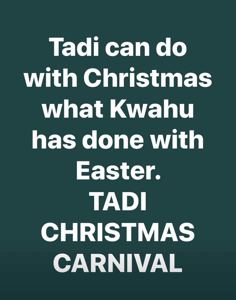 Kojoanan's tweet photo. #TadiChristmasCarnival https://t.co/T2kmNCudGX