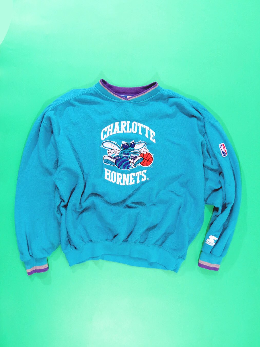 STARTER, Shirts, Vintage Starter Charlotte Hornets Jersey