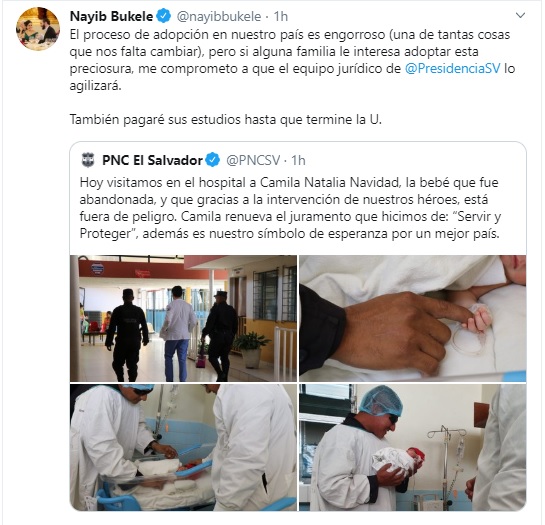 PNC El Salvador tweet media