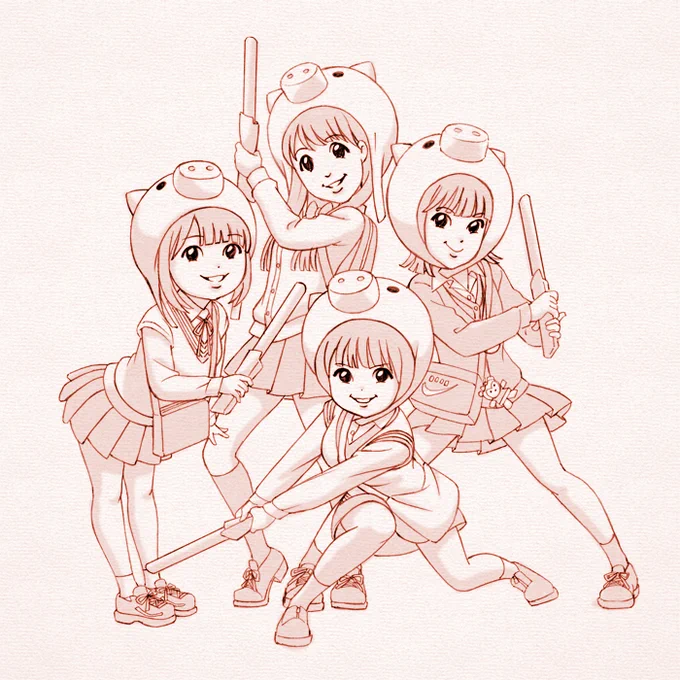 カントリー・ガールズ過去絵 