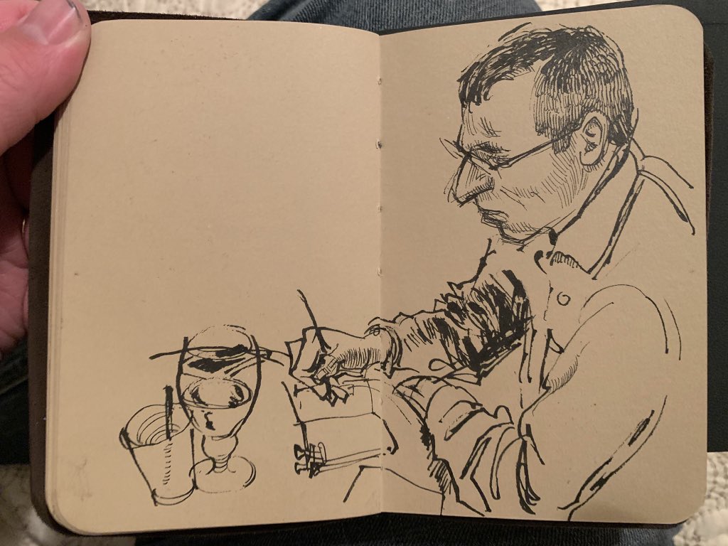Some guy who founded #urbansketchers 