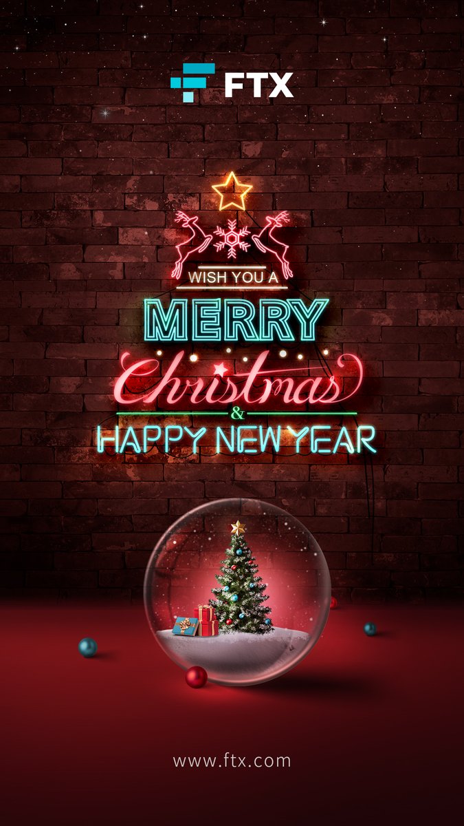 Happy holidays from your friends at FTX!

We will randomly select one person who retweets this and one person who likes this tweet, and give them each 50FTT!