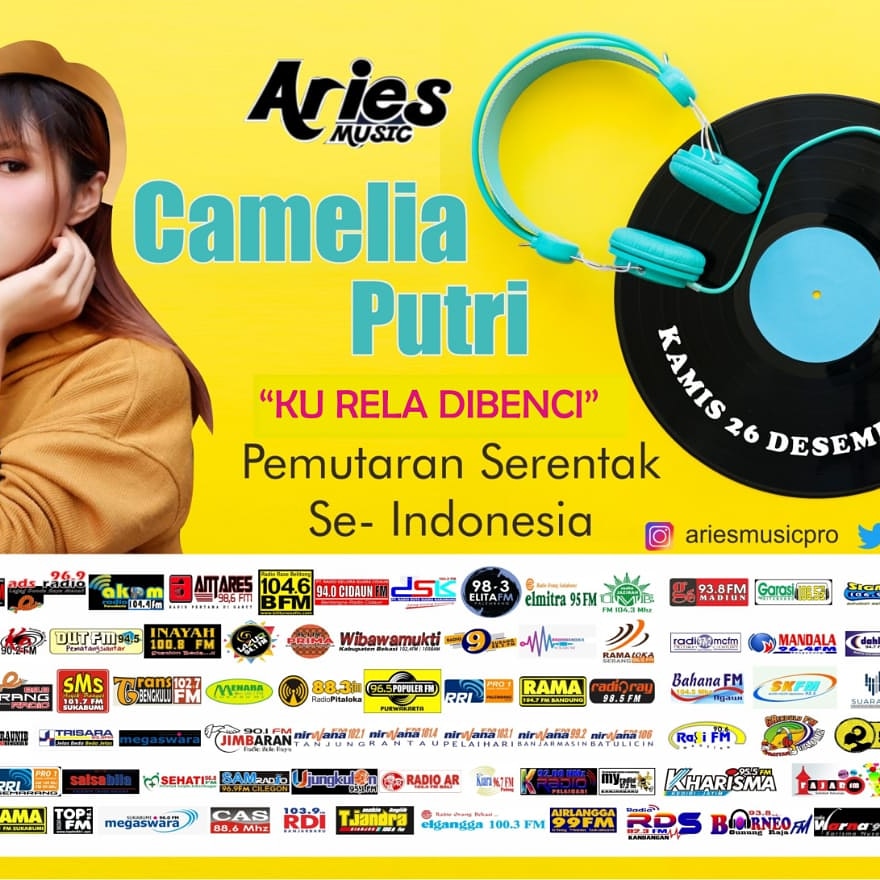 DUT FM SIANTAR 94.50 (@dutfmsiantar) on Twitter photo #PemutaranSerentak #Nowplay Camelia Putri - Ku Rela dibenci <a href="/cameliaputricp/">D'Lia Nine n Seven</a> di Radio <a href="/dutfmsiantar/">DUT FM SIANTAR 94.50</a> #cameliaputri #ariesmusic
Cc: @ariesmusicpro
#Ayodengarkanradio #PemutaranSerentak #Nowplay Camelia Putri - Ku Rela dibenci <a href="/cameliaputricp/">D'Lia Nine n Seven</a> di Radio <a href="/dutfmsiantar/">DUT FM SIANTAR 94.50</a> #cameliaputri #ariesmusic
Cc: @ariesmusicpro
#Ayodengarkanradio
