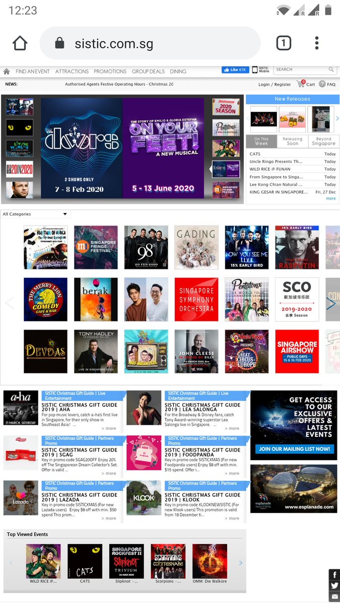 CATCHAPPTICKETS's tweet photo. I cannot understand why #Singapore and #HongKong have such an ugly websites for one of their most important #Ticketing companies in the country. https://t.co/Ow6KYB5Req