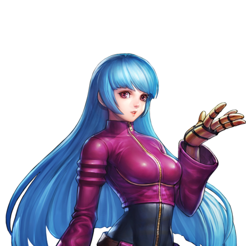 KULA DIAMOND - "Ice Doll"Age: 14Country: ???Team: K' TeamOrigins: KOF 2000though she appears as a boss in 2000, kula has since become a staple member of k's entourage. she was created to eradicate k', and has ice powers to oppose his fire powers.