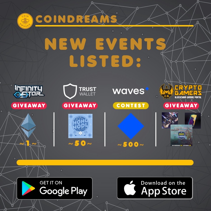 HuddlePulseXYZ's tweet photo. We listed 4 new events!
👩‍🚀 #InfinityStar - Massive Update with #Xmas
🛡️ Special #Trust Collectible #NFTs
🎄 #Waves #NewYear
⭐️ Pro-members #Christmas #Giveaway

📱 Download on https://t.co/aWc9r8Z9rN

#CryptoGames #BlockchainGaming $ENJ #Blockchain #Enjin $ETH #TrustWallet $WAVES https://t.co/8aRUZMkLcB